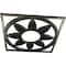 Ekena Millwork Blume Architectural Grade PVC Pierced Ceiling Medallion, Antiqued Warm Silver, 26"OD x 9"ID x 3/4"P CMPP26BLAWS - alternate 2
